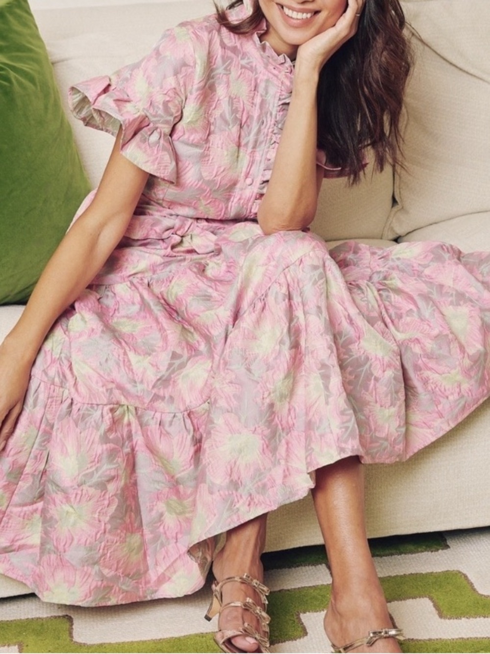 NWT Abbey Glass Sadie Dress Size S